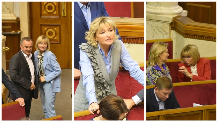 Жена генпрокурора в Раде: пиджак и и рюшики, фото: Аркадий Манн, "Страна"
