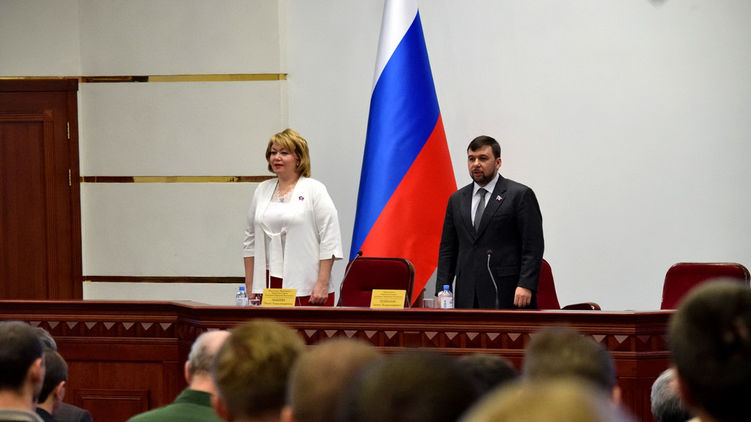 Денис Пушилин - "единый кандидат" на выборах в Донецке. Фото - ДАН