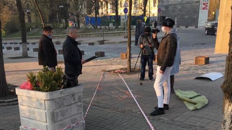 Следственные эксперименты на Майдане. Фото: gp.gov.ua