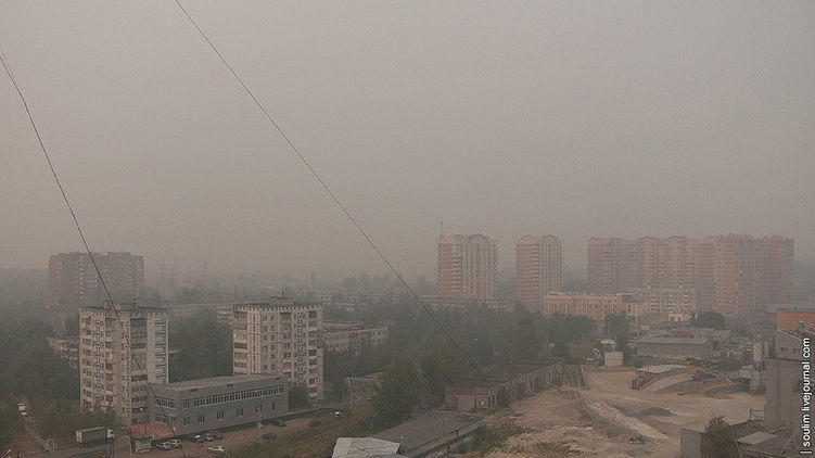 Смог над городом. Фото: flickr.com/ Mikhail Soulim