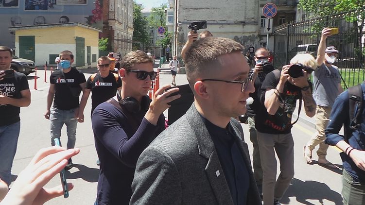 Сергей Стерненко в СБУ. Фото "Цензор"
