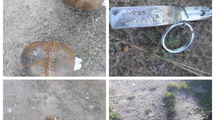 Жители Одесской области решили поковыряться в гранатах. Фото: od.npu.gov.ua