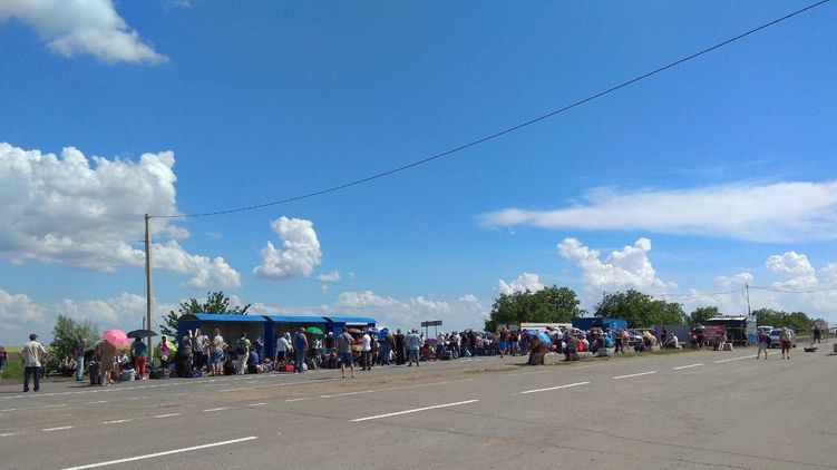 7 июля пункт пропуска "Еленовка" будет работать с утра до вечера. Фото: t.me/blokpostdonbasschanel