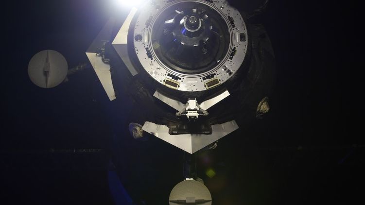 Момент отстыковки грузовика "Прогресс МС-13" от МКС, фото: roscosmos.ru
