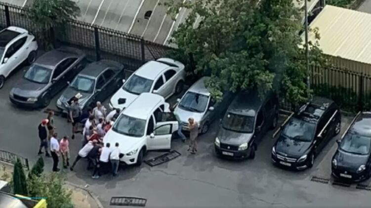 ДТП с участием тещи Сергея Притулы, фото: скриншот