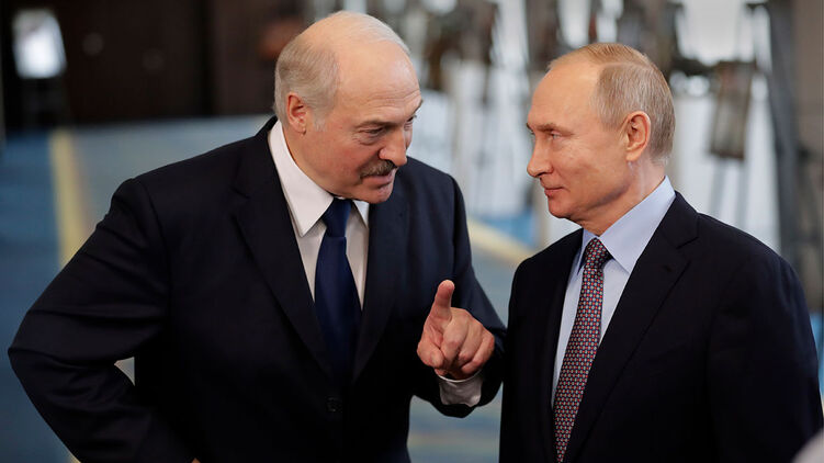 По словам Пескова, Лукашенко и Путин не будут обсуждать слияние Беларуси и России. Фото: РБК