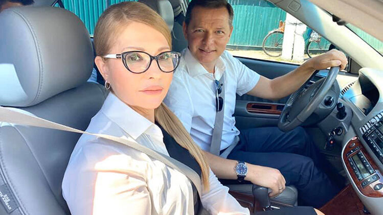 Юлия Тимошенко пока не готова передать руль "Батькивщины" в руки главрадикала Олега Ляшко, фото: страница Олега Ляшко в Фейсбуке