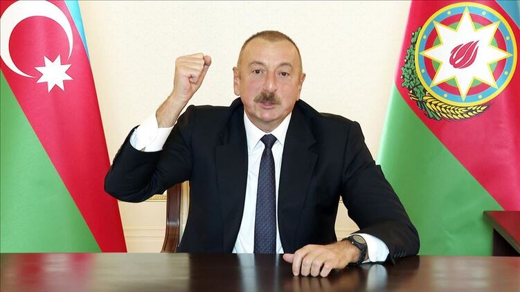 Президент Азербайджана Ильхан Алиев отчитался о взятии под контроль границы с Ираном, фото: aa.com.tr