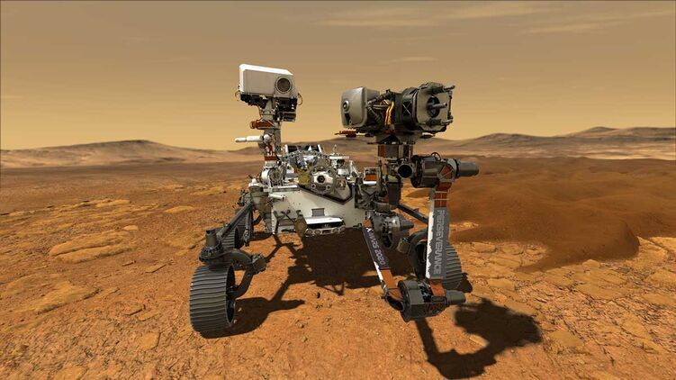 Марсоход прибудет на Марс 18 февраля 2021 года. Фото: NASA