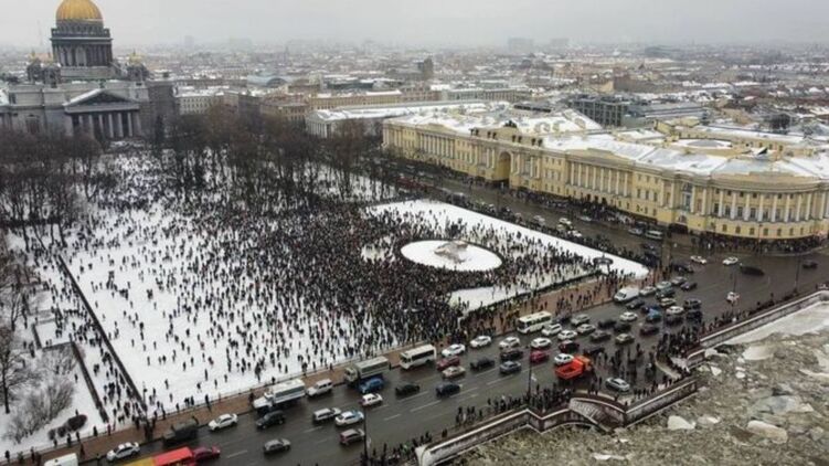 В ходе протестов в Москве 23 января было задержано около 3 тысяч активистов. Фото: "Страна"