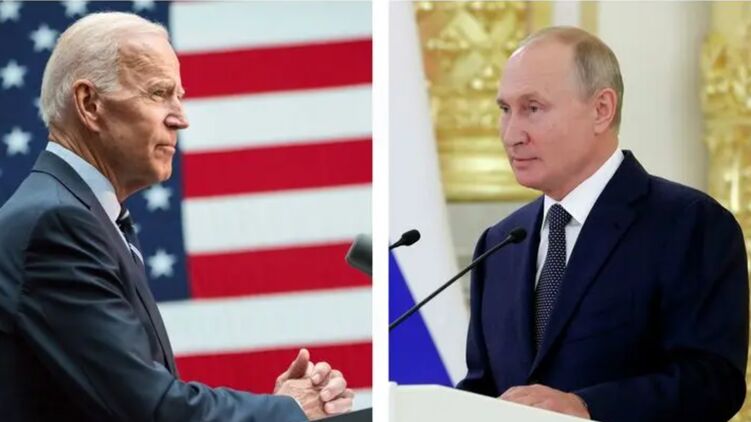 Путин и Байден не станут проводить совместную пресс-конференцию. Коллаж