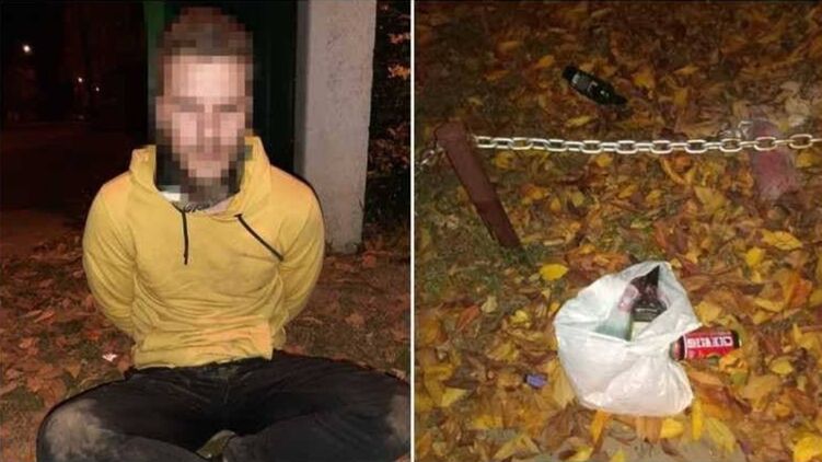 Исполнитель нападения на дом Жовквы задержан, фото ГУ НП 