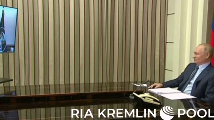 Видео встречи Байдена и Путина. Скриншот