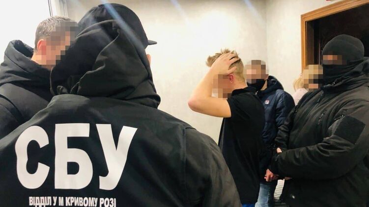 Задержание криворожского псевдоминера. Фото: ssu.gov.ua