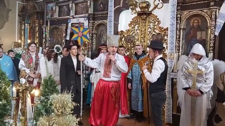 Вертеп с элементами антисемитизма. Фото: скриншот из видео 