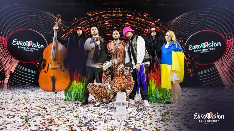 "Укрпочта" выпустит марку, посвященную Kalush Orchestra. Фото: eurovision.tv