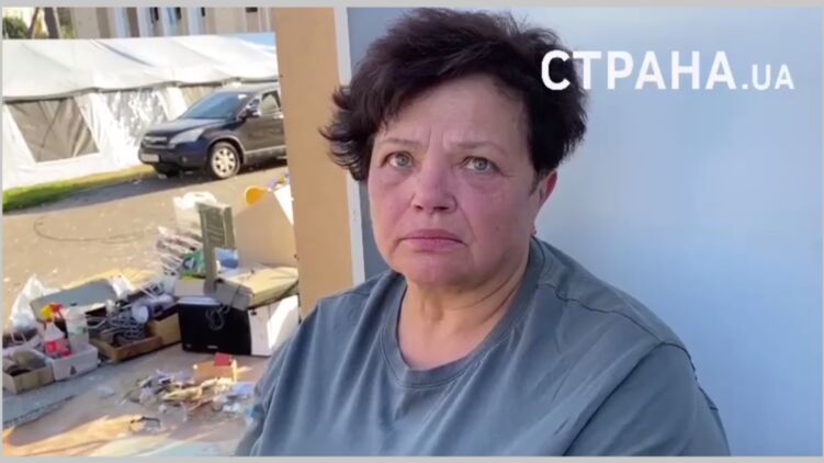Очевидица обстрела в Виннице находилась в офисе напротив Дома офицеров. Скриншот видео