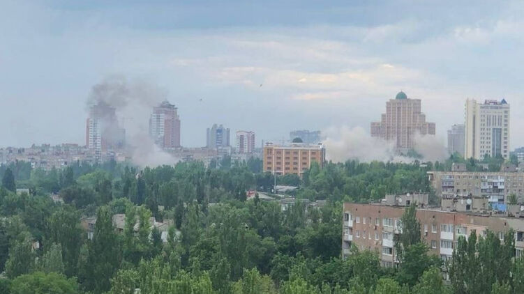В Донецке продолжаются обстрелы. Скриншот
