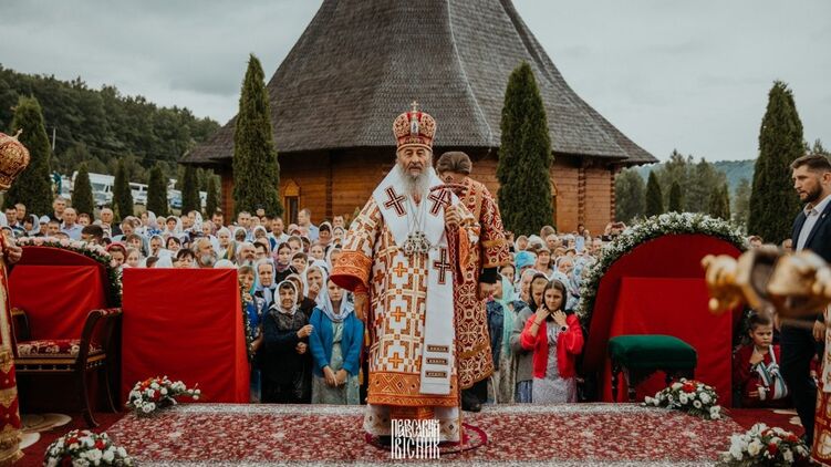 Онуфрий написал письмо пограничникам. Фото: Телеграм УПЦ