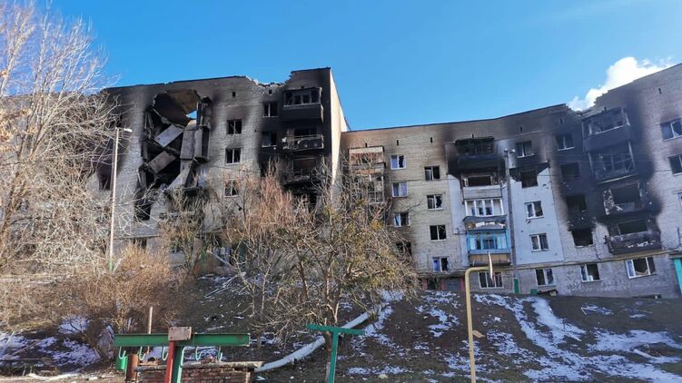 Разрушенный Изюм. Фото: Владимир Мацокин
