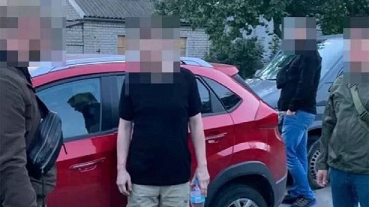Задержание жителя Николаева. Фото: СБУ
