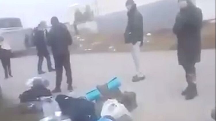 Мобилизация в РФ. Скриншот из видео