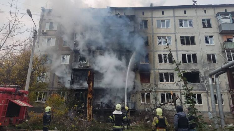 Армия РФ обстреляла Бахмут в Донецкой области. Фото: t.me/pavlokyrylenko_donoda