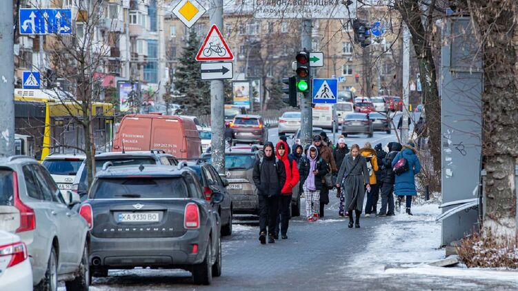 Население Киева уменьшилось за время войны. Фото "Страны"