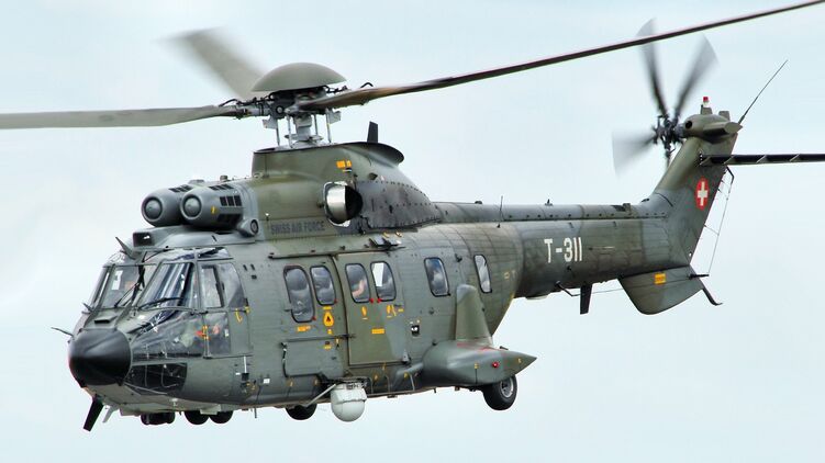 Вертолет модели Super Puma, производство Франция. Фото: wikipedia