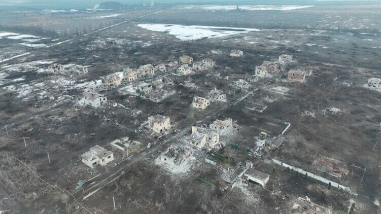 Вугледар встояв, але перетворився на руїни. Скріншот із відео