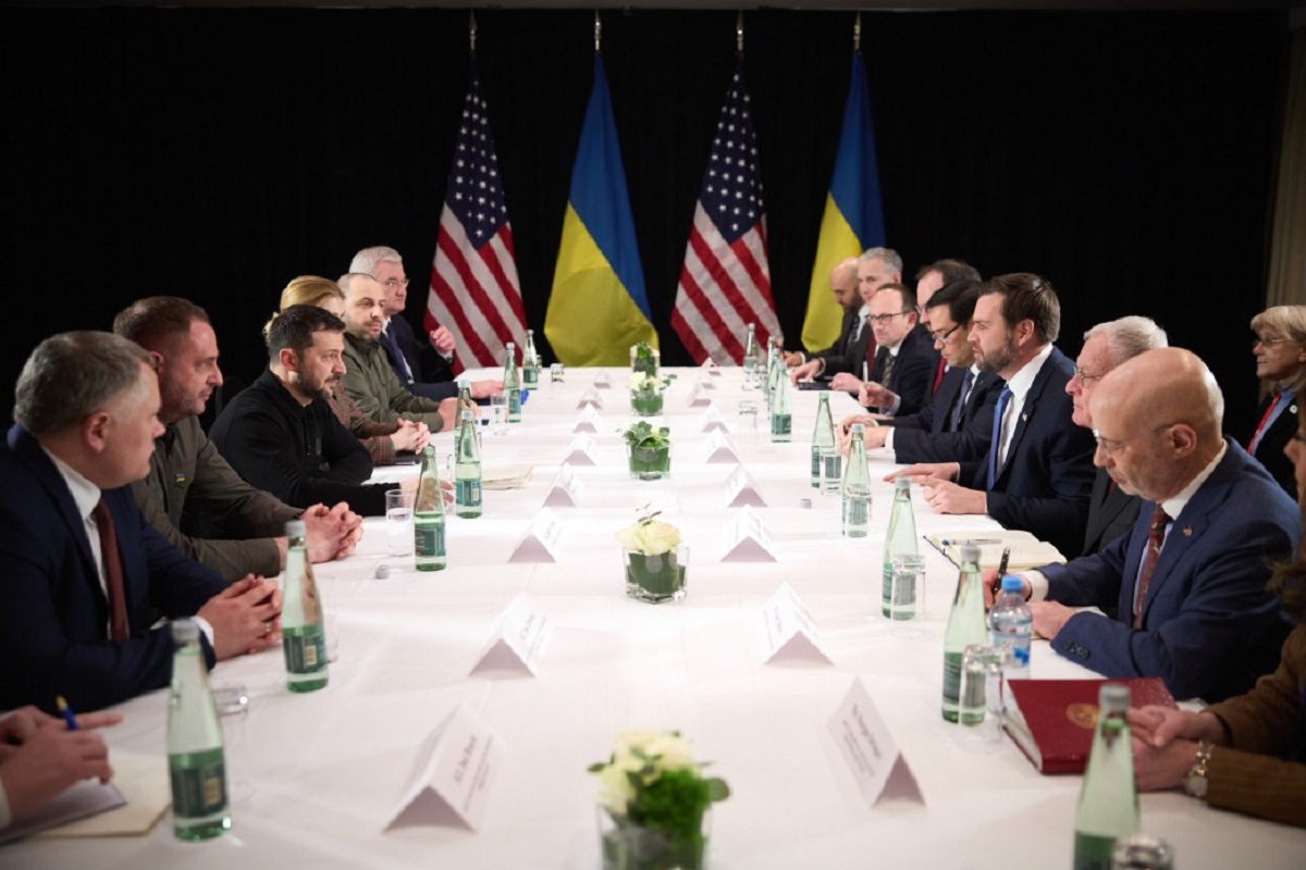Зустріч делегацій у Мюнхені. Фото: president.gov.ua